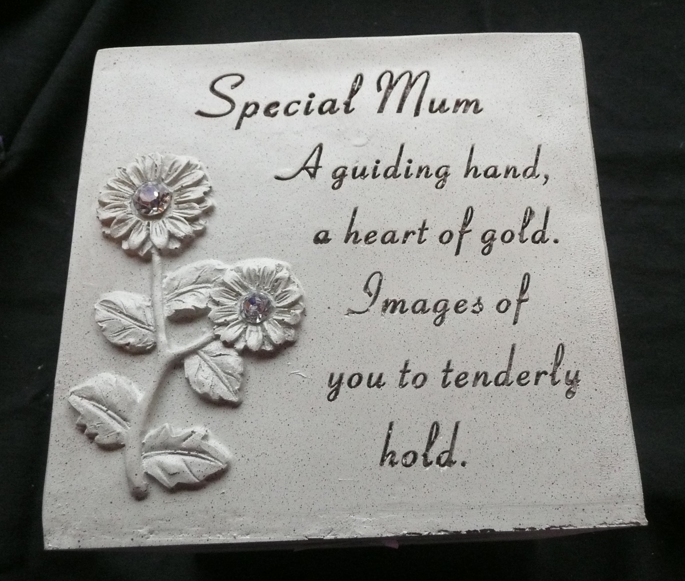 Graveside Memorial Rose Bowl Weatherproof Special Mum Remembrance Ornament