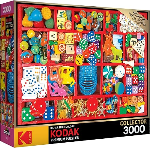 Miniatura 2 de RoseArt - Kodak Premium - Caja de juguetes vintage - Rompecabezas de 3000 piezas para adultos