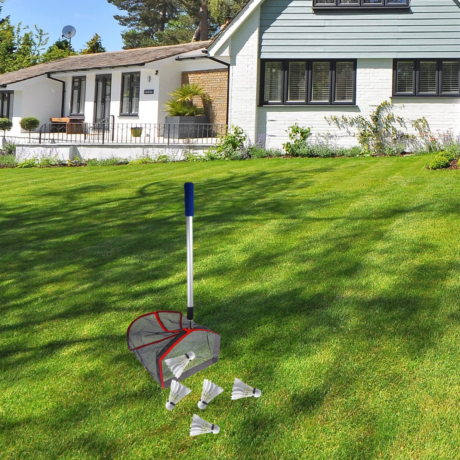 Teleskopierbares Tischtennisball-Aufnahmenetz für Tischtennisbälle Tischtennis-Übungsnetz Zubehör für Tischtennis-Roboter zum Aufschlagen oder Multiball-Training