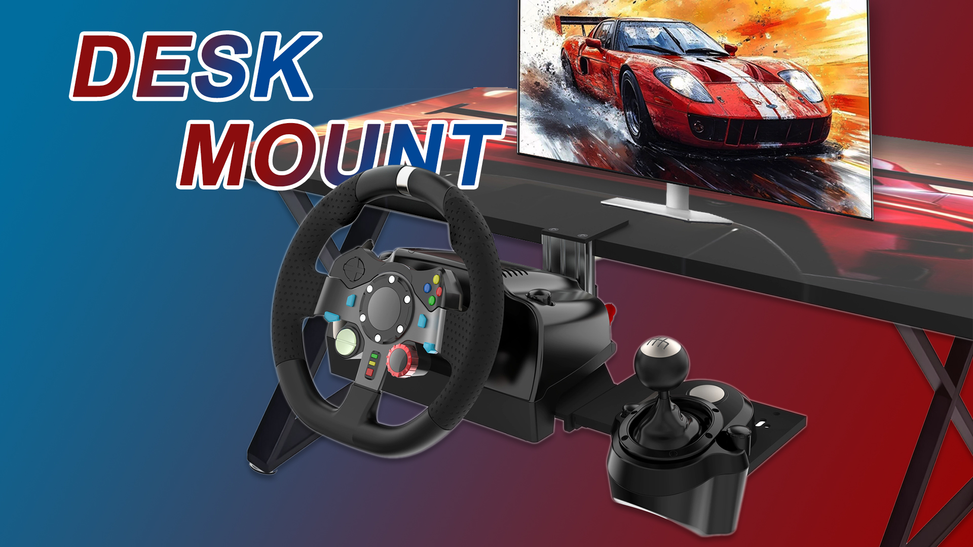 Racing Simulator GTPlayer Sim Racing Wheel Stand PRO - Adjustable ...