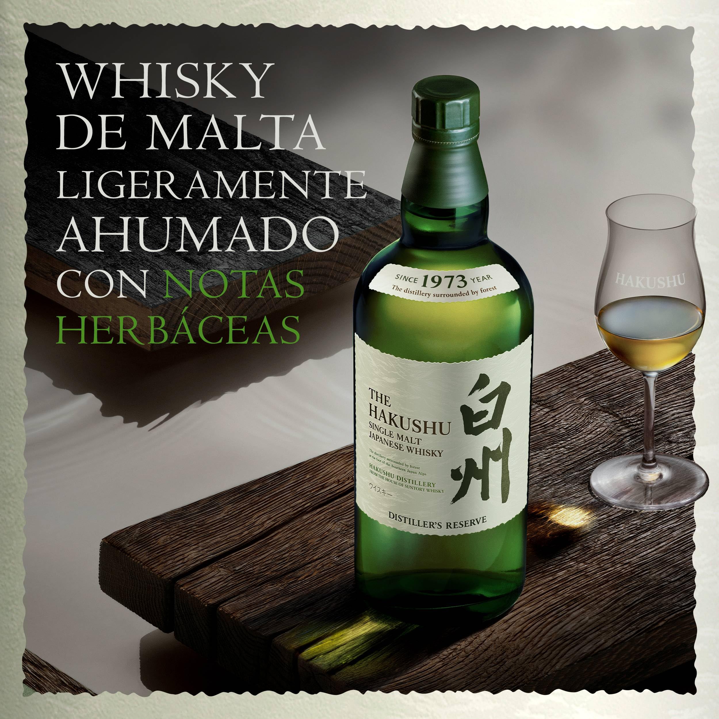 Hakushu Distiller's Reserve Whisky Single Malt Japonés 70cl