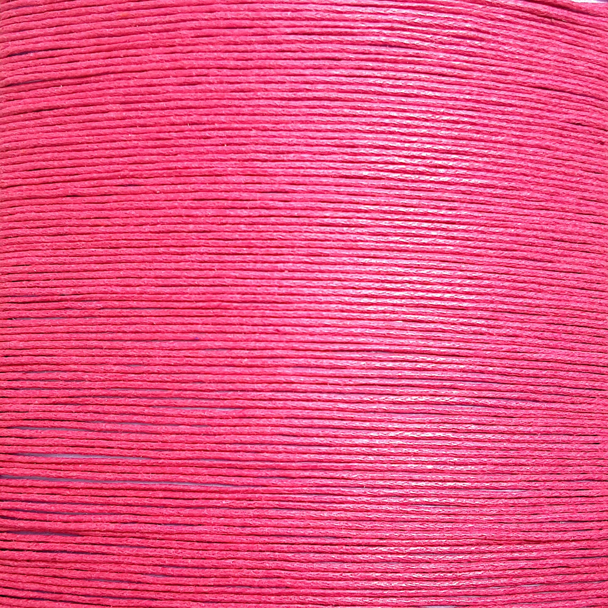 Waxed Cotton Cord 1mm,10m Jewellery Making & Bracelet Necklace Craft (10. PINK)