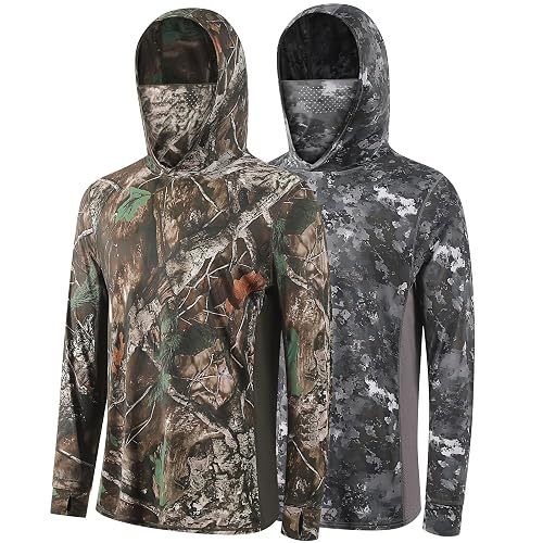 SIENDIU Mens Camo Hoodie Hunting Shirts product photo (Hunting Packs & Apparel) — ScooterReviewPro review