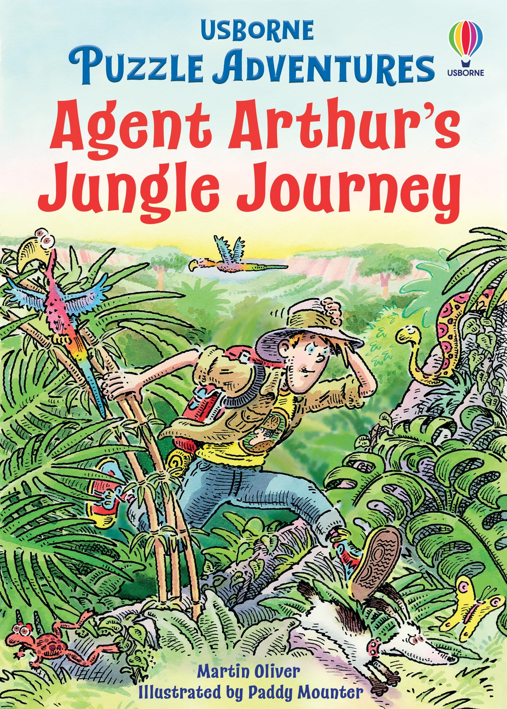 Agent Arthur's Jungle Journey (Puzzle Adventures) Paperback – 1 Aug. 2024
