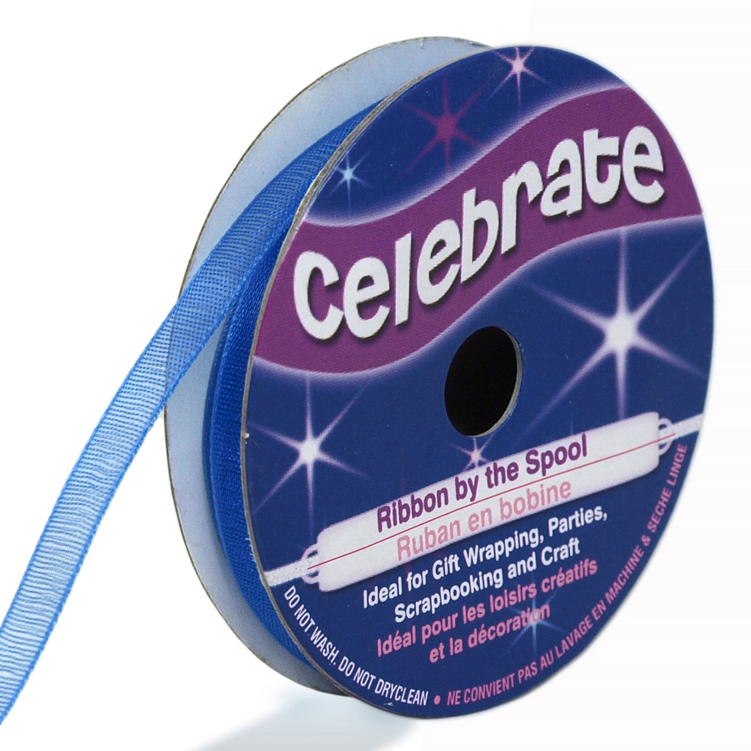 Celebrate Unisex Blue Royal Organdie Ribbon 6Mm X 8M