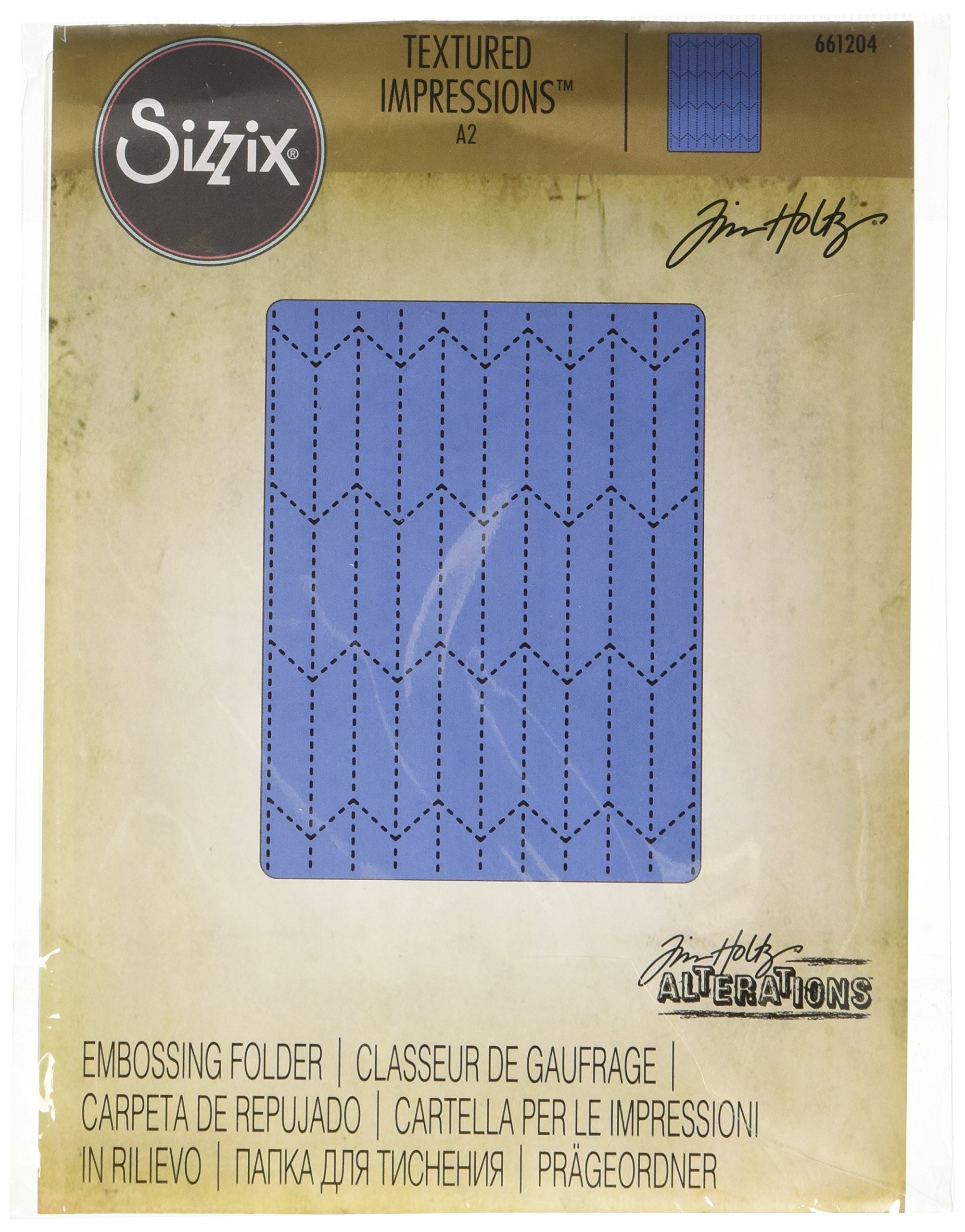 Amazon.co.jp: Sizzix Texture Fades エンボスフォルダー Tim Holtz