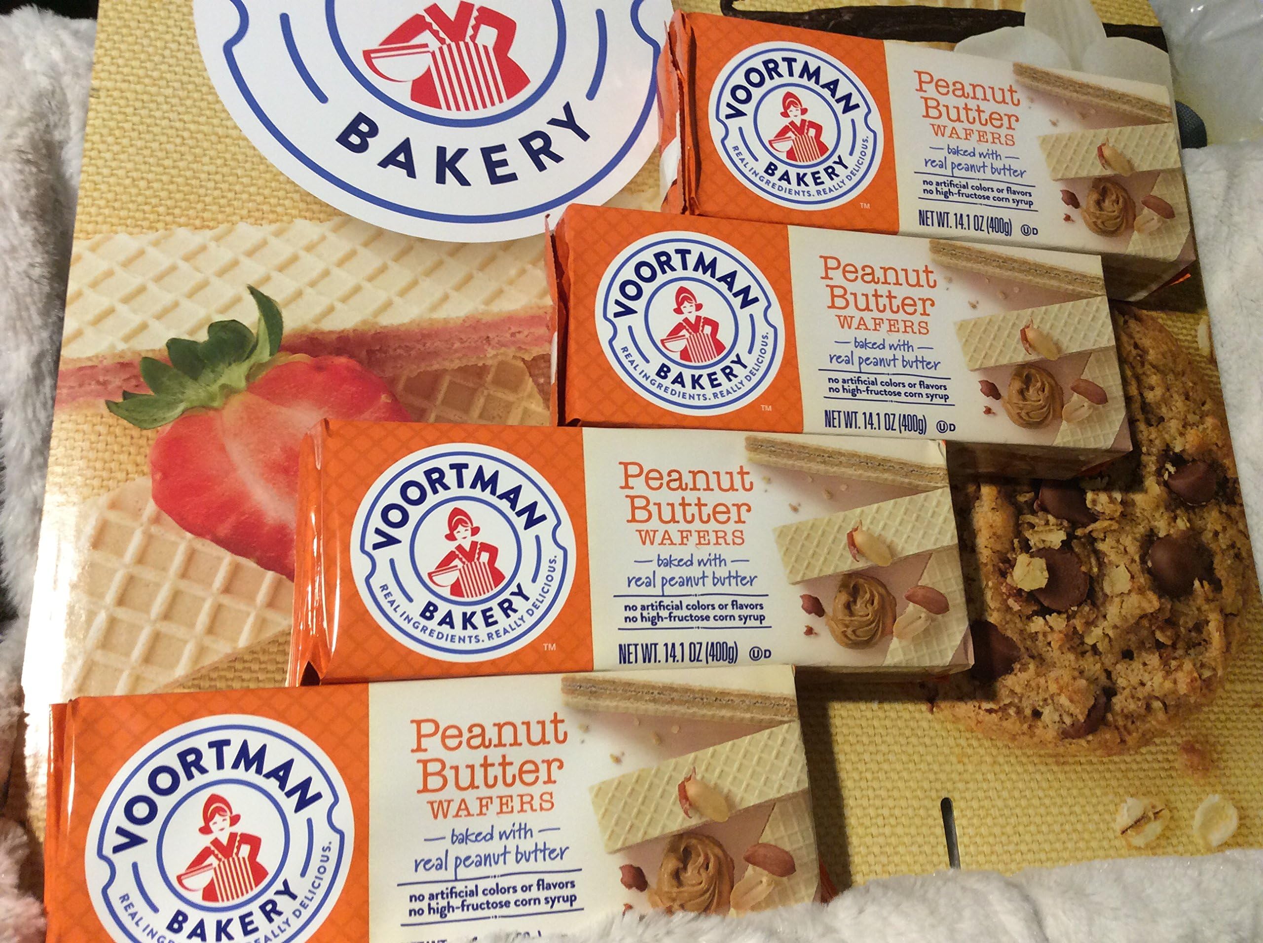 Voortman Bakery Sugar Free Iced Oatmeal Mini Cookie, 5