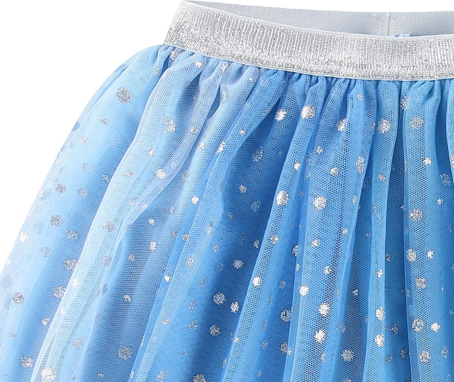 Disney Princess Moana Frozen Girls Short Sleeve Shirt and Tulle Skirt with Headband Set for Toddler and Big Kids - Image 7