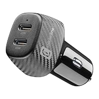 Cellularline - Car Power Hyper - Caricabatterie da auto 2 porte