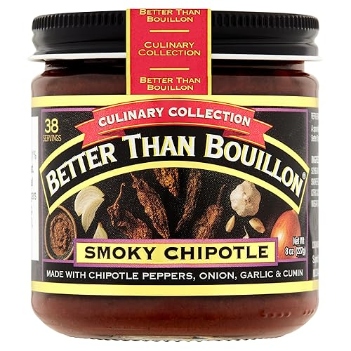 Miniatura 4 de Better Than Bouillon Culinary Collection - Base de chipotle ahumado, contiene 38 porciones por frasco, tarro de vidrio de 8 onzas (paquete de 2)