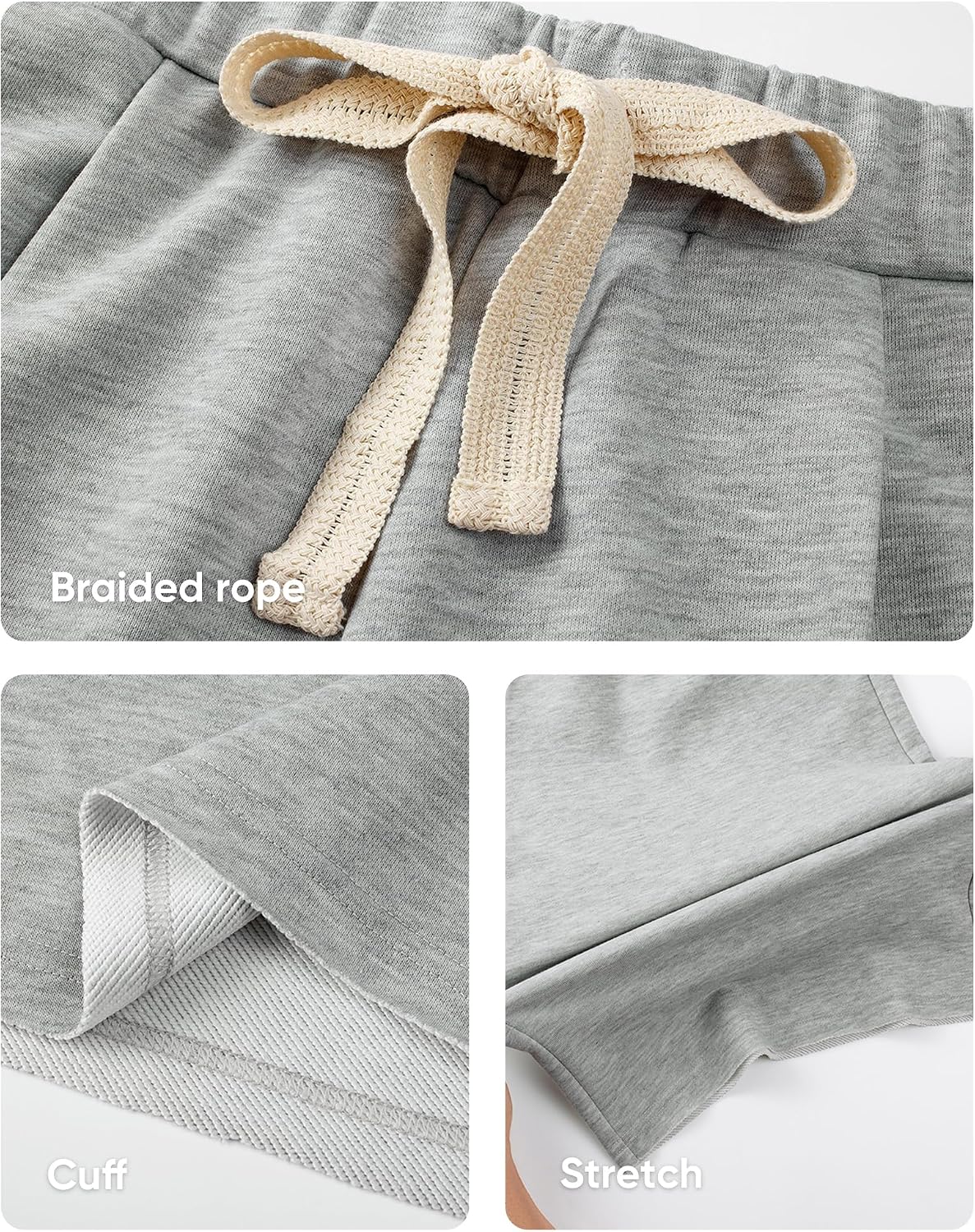 JMIERR Men's Baggy Shorts Casual Drawstring Knee Length Baggy Sweat Shorts Loose-Fit Y2K Raw Hem Workout Shorts