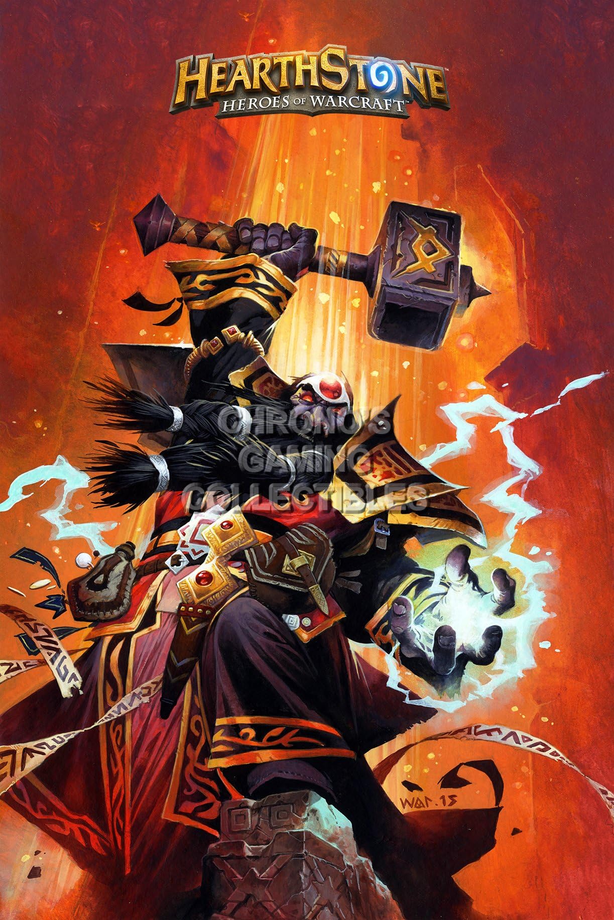 CGC Huge Poster GLOSSY FINISH - Hearthstone Heroes of Warcraft Emperor Thauris - HEA001 (24" x 36" (61cm x 91.5cm))