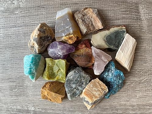 Vista 128 de GAF TREASURES Cristales de rosa del desierto crudos al por mayor, piedra natural de rosa del desierto, cristales naturales de rosa del desierto