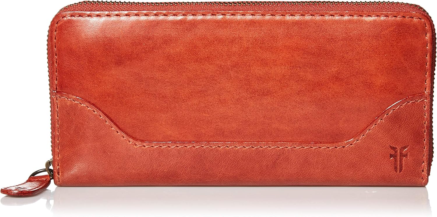 Frye Melissa Zip Around Leather Wallet