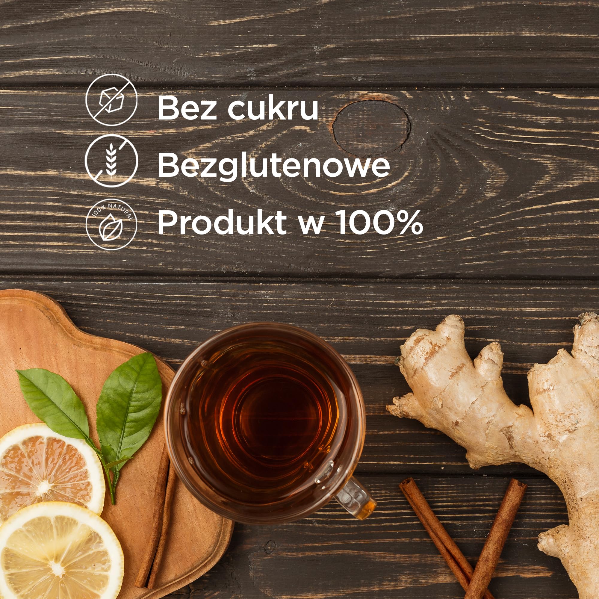 Cukierki Miodowo-Imbirowe x 500g - Bezglutenowe i Bezcukrowe. Hiszpańskie i ręcznej produkcji cukierki na gardło. Zalecany dla osób z nieświeżym oddechem lub nieprzyjemnym zapachem z ust i gardła.