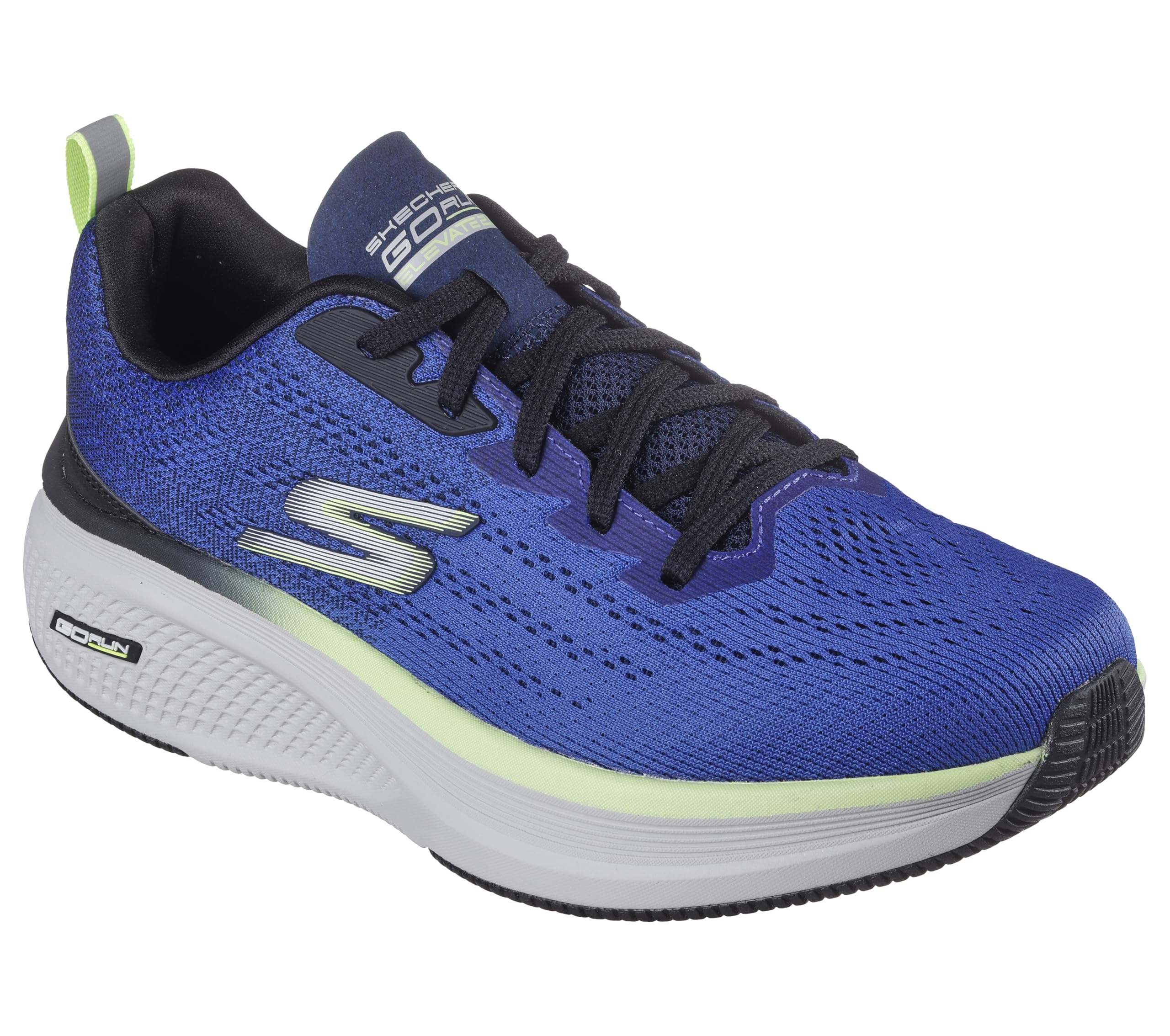 Skechers Men's Go Run Elevate 2.0 Fluid Motion Sneaker, Navy Textile, 8 UK