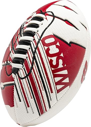 Miniatura 145 de Franklin Sports NCAA - Mini balón de fútbol juvenil - 8.5 pulgadas SPACELACE textura de fácil agarre, perfecto para niños