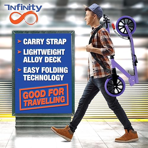 Miniatura 7 de SereneLife Patineta plegable  Patineta de pie para adolescentes y adultos con agarre de goma en la punta