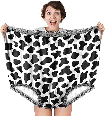 Granny Panties Gag Gifts for Women, Funny Giant Novelty Undies White Elephant Gift for Adults Prank