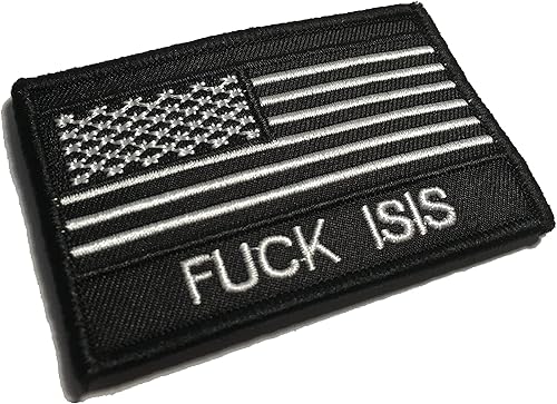 El 3x2 Imperio Táctico Fuck ISIS Terrorism HookLoop Parche de moral militar