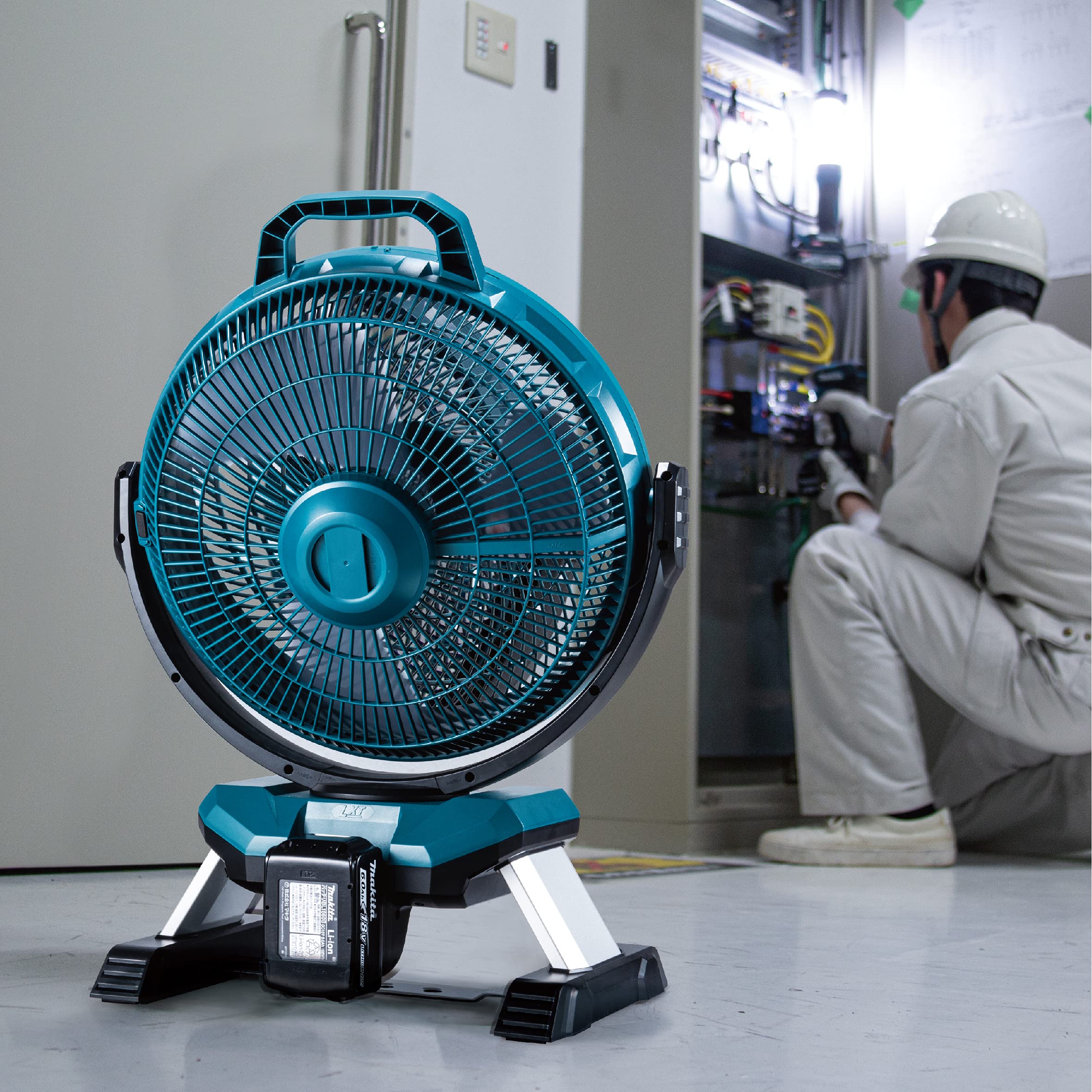 Amazon.co.jp: マキタ(Makita) 充電式産業扇 18V / 14.4V ACアダプタ付  