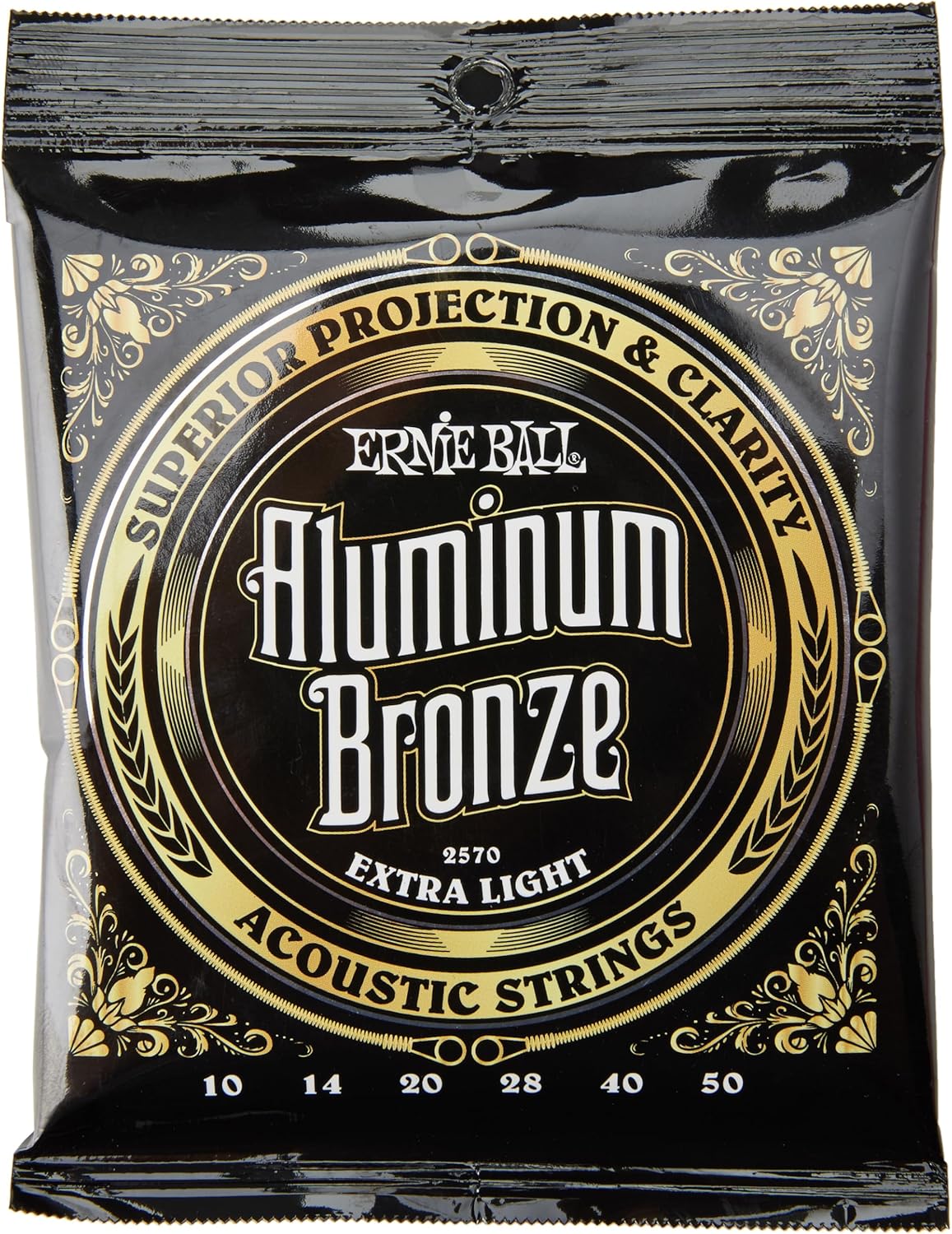 Ernie Ball Extra Light Aluminum Bronze Acoustic Guitar Strings 1050 Gauge Amazon.co.uk
