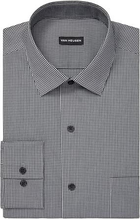 Van Heusen Herren Hemd Regular Fit Mit Flex-Kragen & Stretch – Faltenfrei, Langarm, Für Business