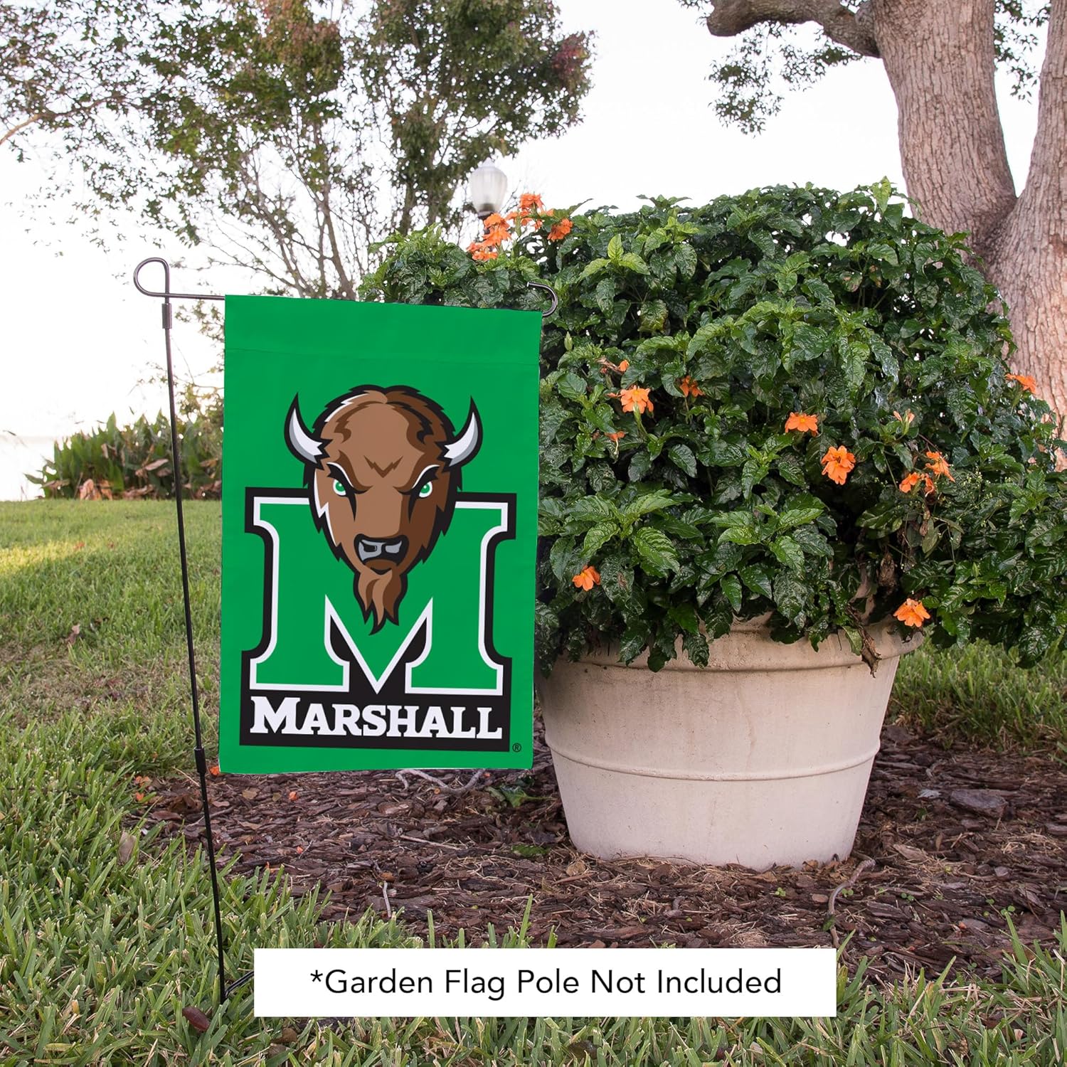 Desert Cactus Marshall University MU Garden Flag – 19 x 12 inch Marshall Thundering Herd Banner, For Outdoor Display and Events (Design A) - Image 6