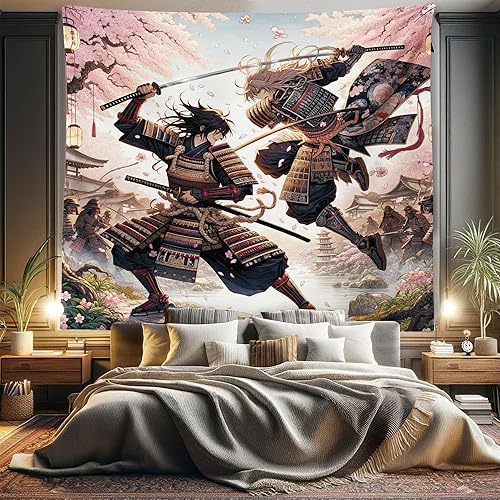 Miniatura 195 de Ambesonne Tapiz hawaiano, Costa Na Pali en la isla de Kauai en Hawái, día soleado, horizonte de montaña, colgante de pared para dormitorio, sala