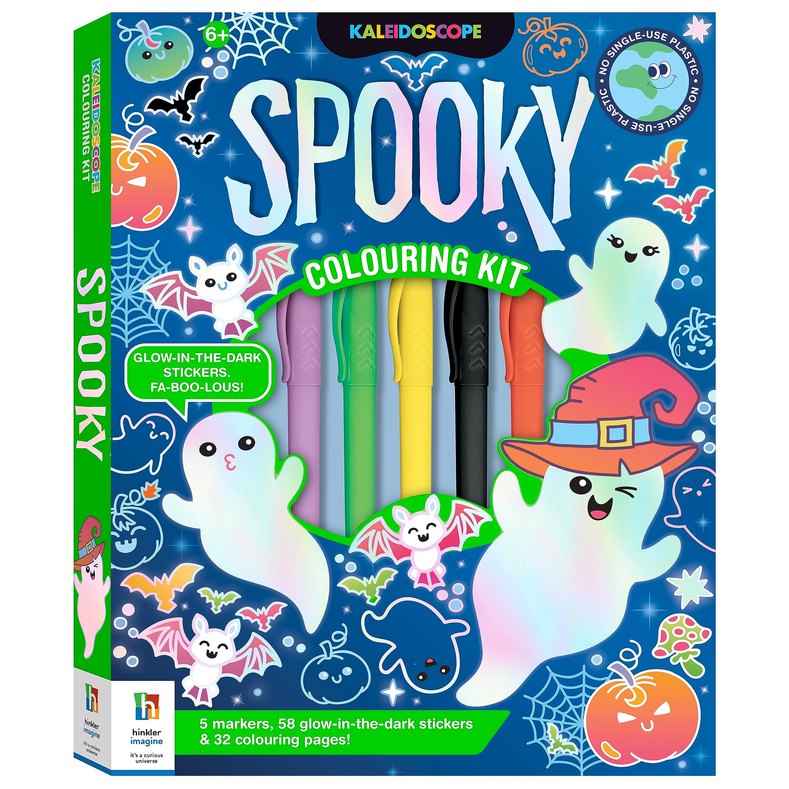 Kaleidoscope Spooky Colouring Kit (Halloween), Multicolor