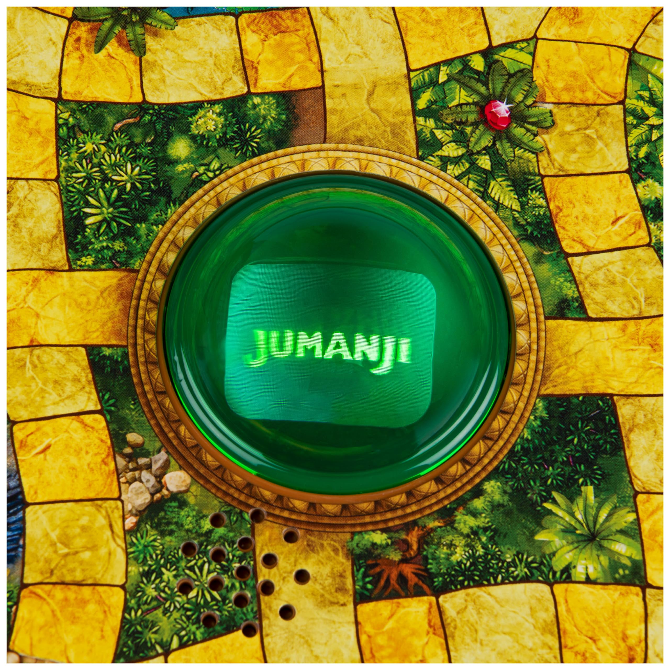 Spin Master Games - Jumanji - das actiongeladene Familienspiel, Deluxe-Version mit Spielcomputer inkl. Licht- und Soundeffekten; für 2–4 mutige Abenteurer ab 8 Jahren