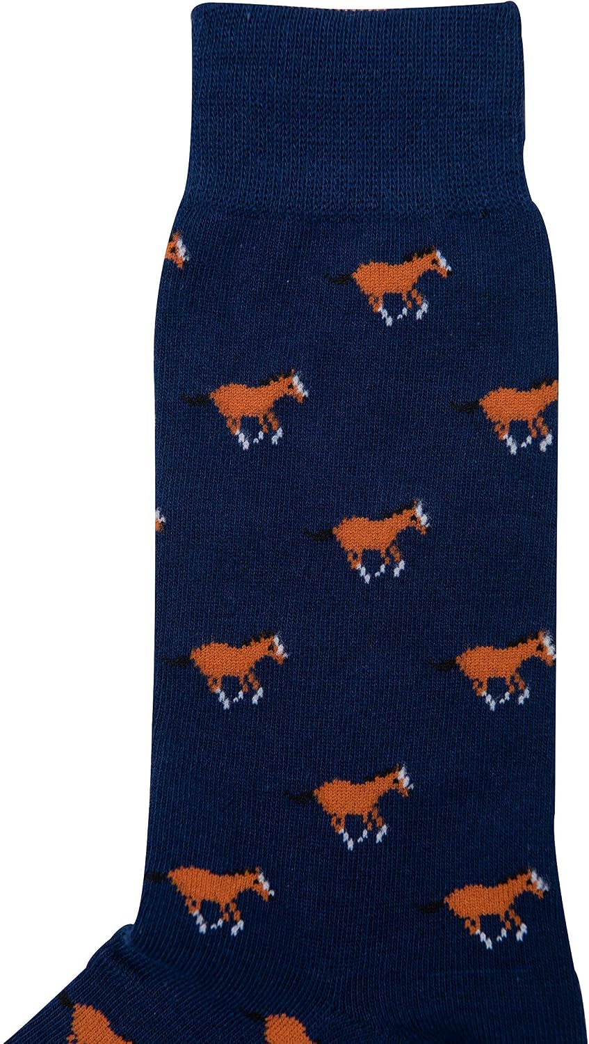 Horse Goat Farm Animal Lover Present for Him 2 Pack Socks Combo | Horse Pony Socks | Equestrian Rider | Horse Racing | Goat Animal Socks |Greatest of All Time Animal Lover | Groomsmen Wedding Bundle image 4