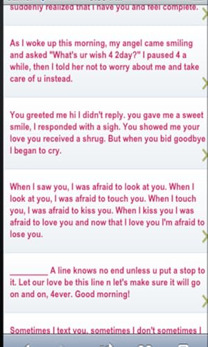 Romance and Love SMS