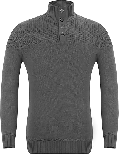Amazon.com: Cashmere Polo Club Edwin - Suéter para hombre con cuello alto y  hombros acolchados : Ropa, Zapatos y Joyería