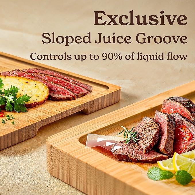 As a great fit for first apartments or new homes, these cutting boards are perfect as essentials for setting up a kitchen. Not only are they functional, but they also make great gifts for those moving into a new home or looking to upgrade their kitchen accessories. With a focus on practicality and eco-friendliness, the SMIRLY Wooden Cutting Board Set is both a functional tool and a responsible choice for environmentally-conscious consumers.