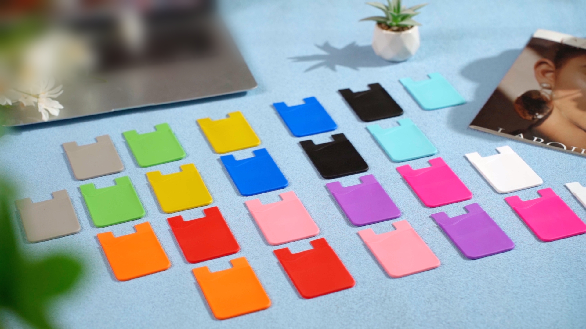 silicone credit card sleeve SUPCASE Adhesive Slim Wallet,(2-Pack) Ultra Thin Stick-On Silicone Credit Card Holder Sticker Adhesive Cell Phone Wallet Compatible for Most