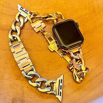 Amazon.co.jp: Royce&Roland Apple watch チェーンバンド バタフライ