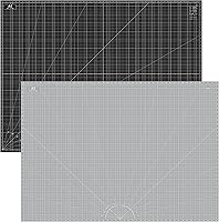 Vista 9 de HEADLEY TOOLS Alfombrilla de corte autocurativa de 18"x24" engrosada, A2 Alfombrilla de corte rotatoria para costura de manualidades, tabla de corte