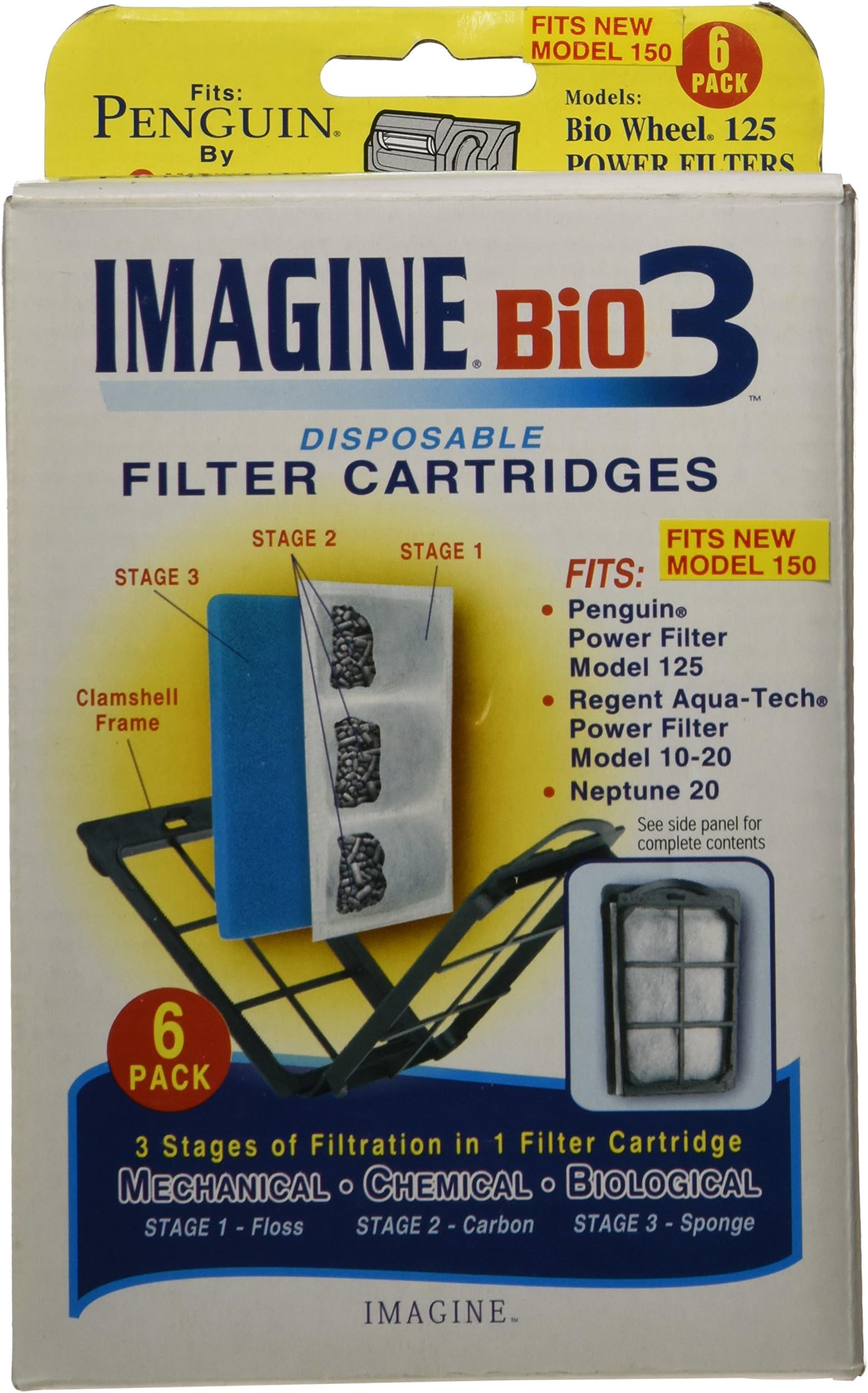AIM71256 Bio 3 Cart Penguin 125, 6-Pack