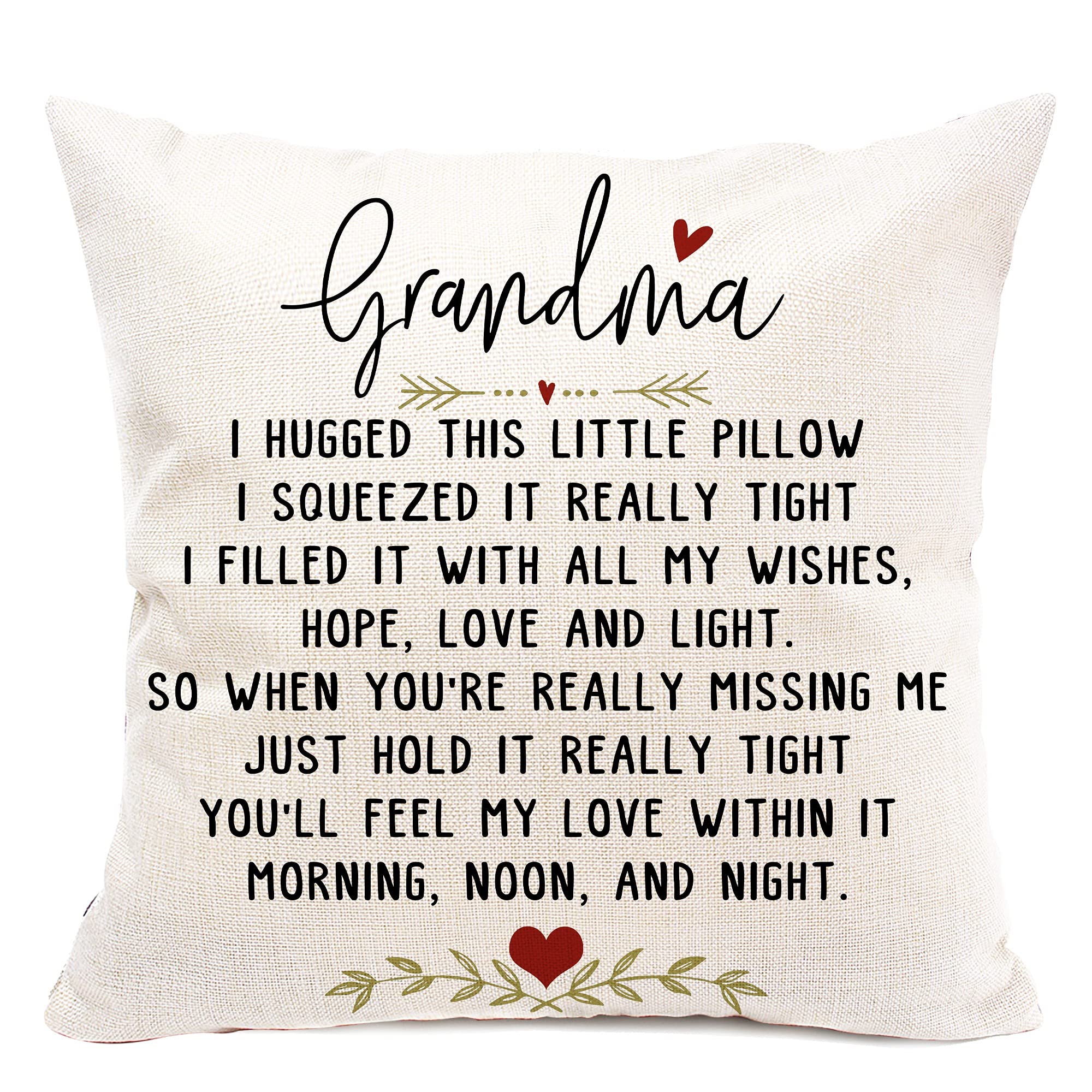 pinata Grandma Gifts from Grandchildren?Grandma Birthday Gifts?Pillow Covers Gifts from Grandkids?Pillow Cover for Grammy, Decorative for Sofa Pillowcase 18