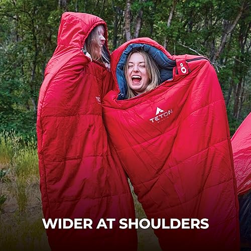 Miniatura 5 de TETON Sports LEEF Saco de dormir ultraliviano, estilo momia, saco de compresión incluido.