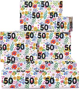 Carta Regalo Compleanno Abacus - 2 Fogli Palloncini Nero/Oro Con Etichette - Foto 11