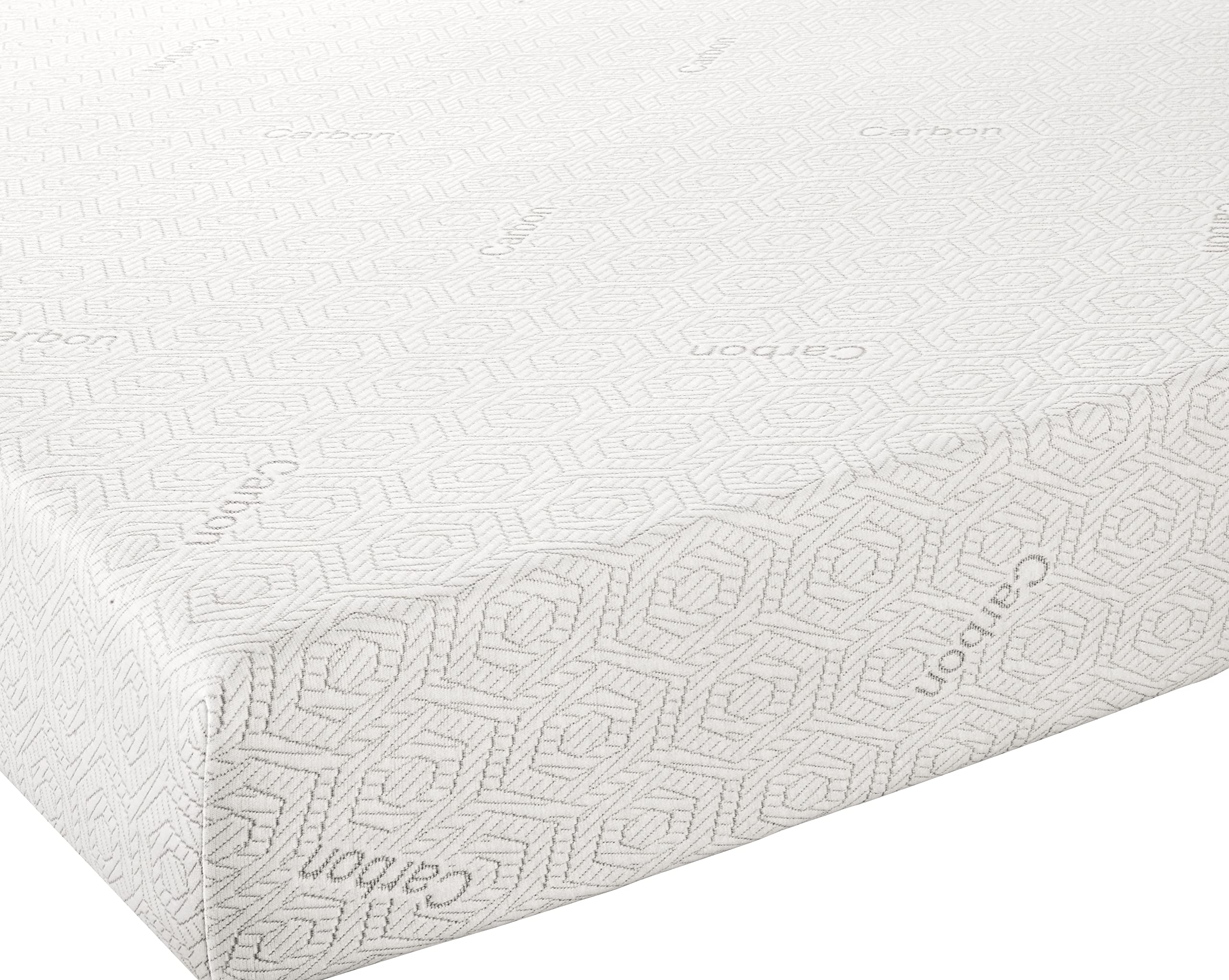 Fabe | Coprimaterasso Matrimoniale Carbon, Tessuto a Maglia a Cappuccio, Copri Materasso Filato di Carbonio, Antistatico, Batteriostatico, Confortevole, Elastico Perimetrale e su Angoli, 180x200cm