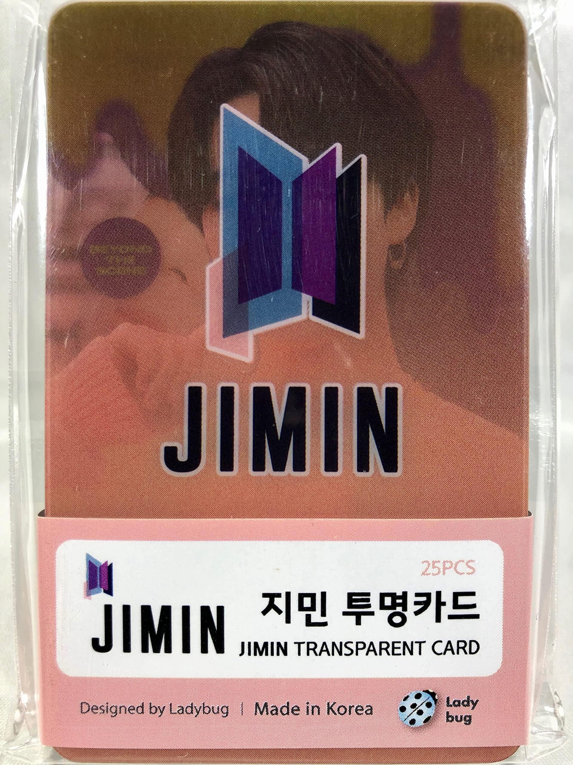 TradePlace Bangtan Boys (BTS) Jimin Transparent Photo Card 25-Sheet