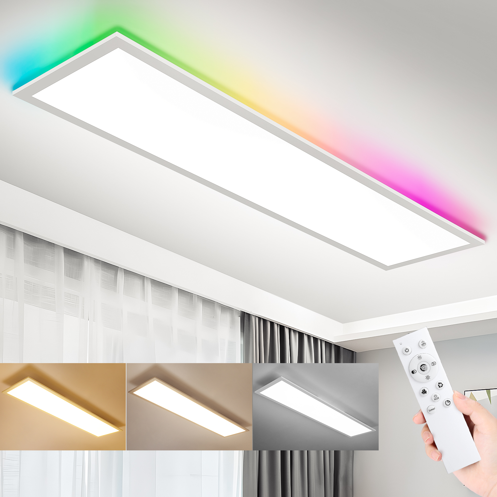 ecd germany 8 x pannello led da soffitto ultra sot | Ecd germany 8 x pannello led da soffitto