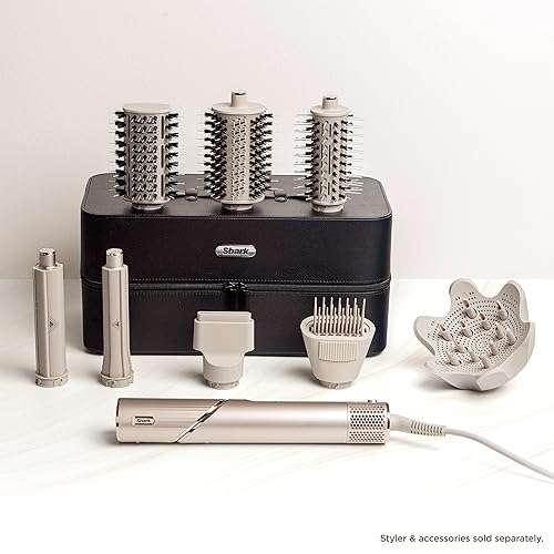Miniatura 5 de Shark XHD400SAC FlexStyle Air Styling & Drying System Storage Case, Vegan Leather Travel Case, Black