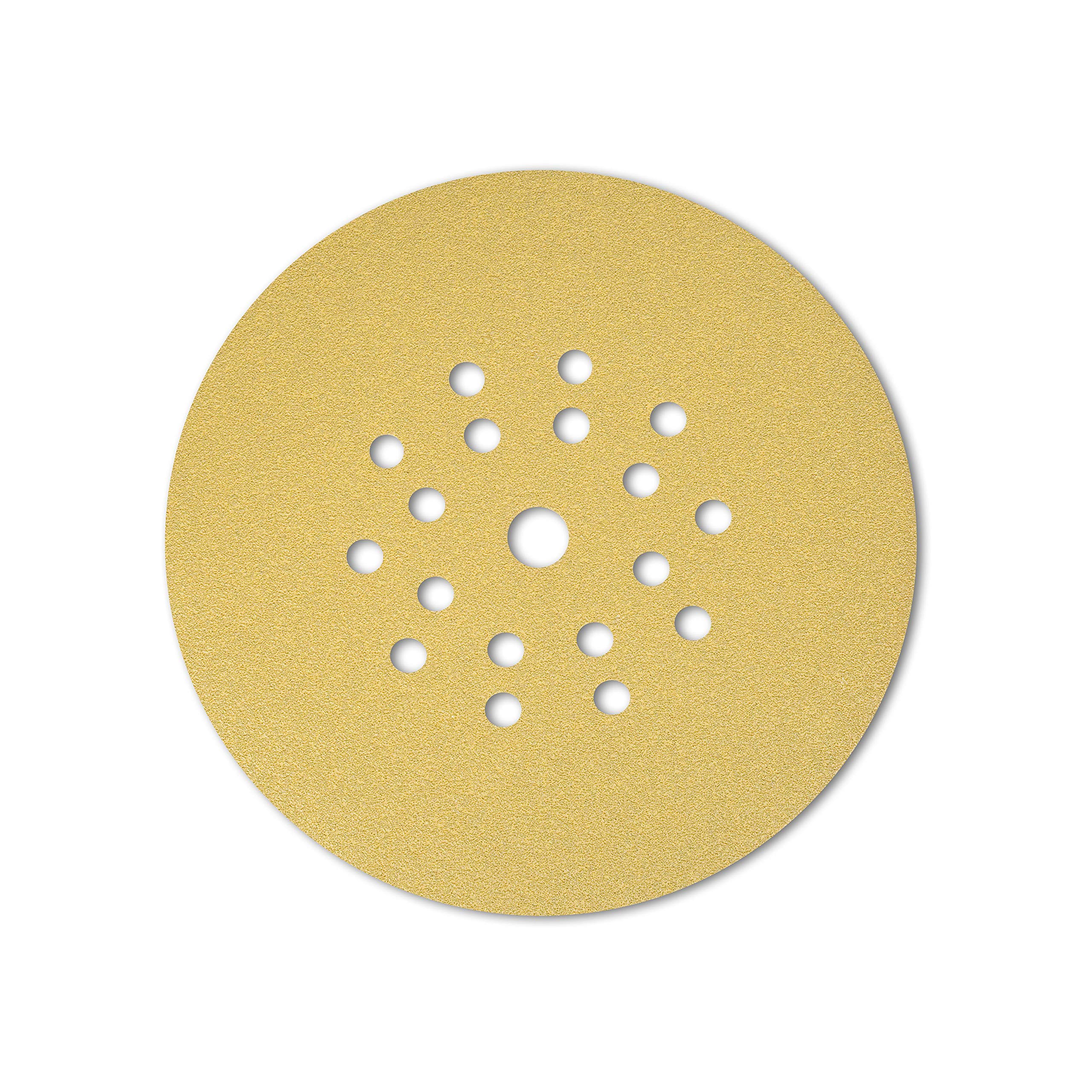 Starcke 514DK - Discos abrasivos (225 mm de diámetro, 19 agujeros, 25 unidades, grano: 120, 25 unidades)
