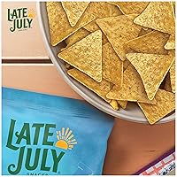 Vista 37 de Late July Snacks Chips de tortilla orgánica finos y crujientes con chía y quinua, bolsa de 10.1 onzas (paquete de 9)