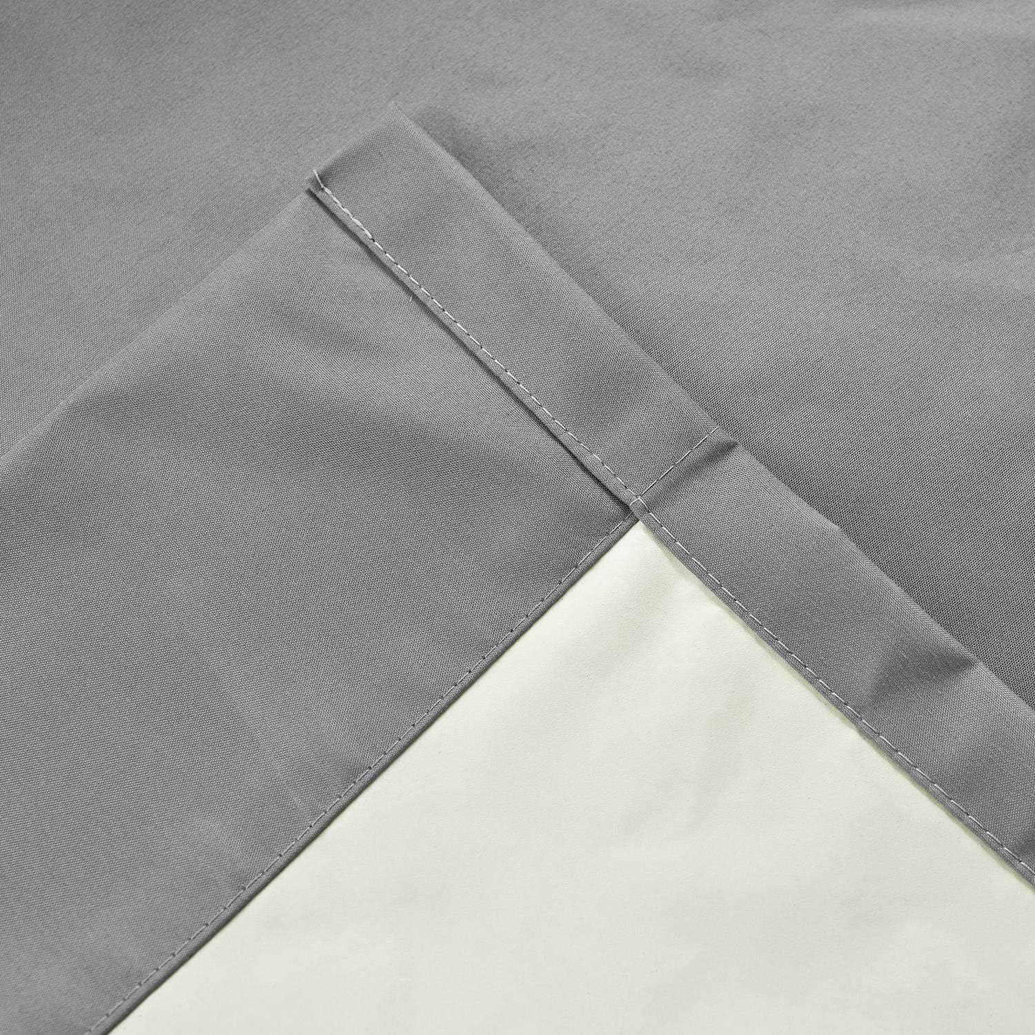 ChadMade 60Wx84L 100% Blackout Curtain Panel Pinch Pleated Dark Gray Drape with Foam Coated Liner Privacy Protection Full Shading Panel for Shift Worker Day Light Sleeper Bedroom (1 Panel)