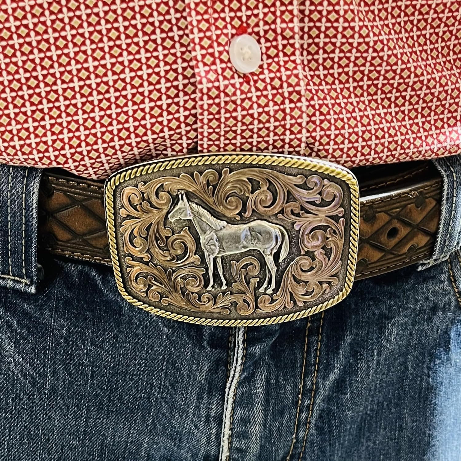 Montana Silversmiths Rodeo Series Attitude Western Belt Buckle - Image 2